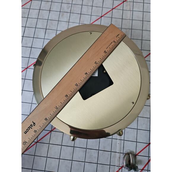 Bey Berk Brass SB402 Boat Ship Wheel Barometer Porthole Glass Nautical 9" Decor - Picture 7 of 16